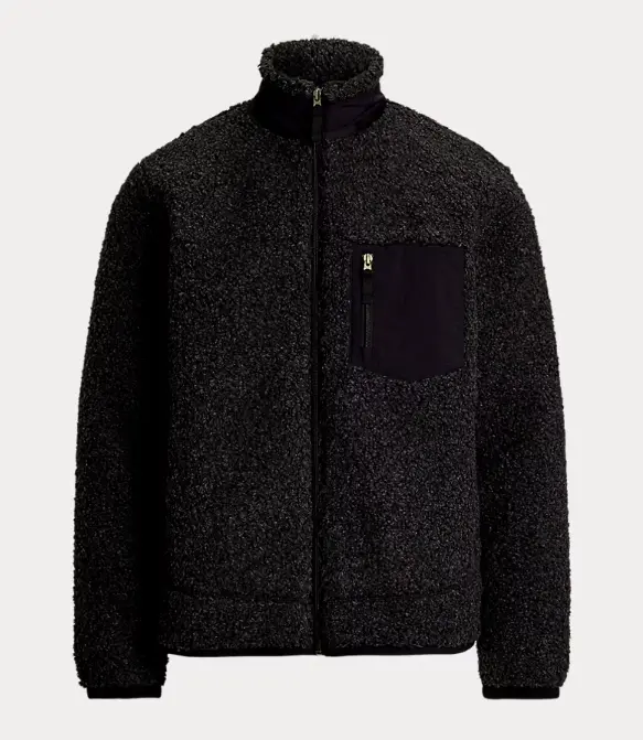 Hybrid fleece jacket