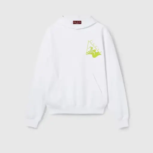 Printed cotton jersey sweatshirt