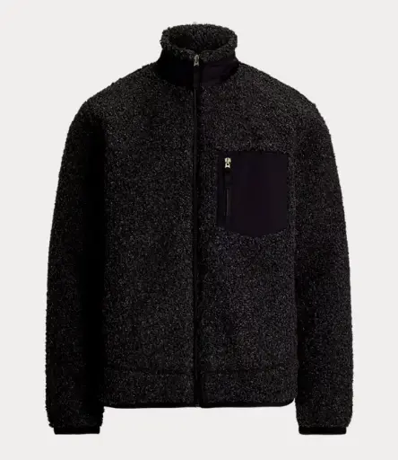 Hybrid fleece jacket
